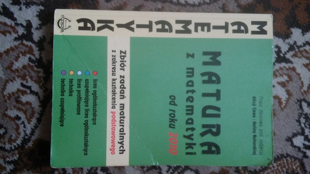Matura z matematyki od roku 2010. Cewe, Kobierowska