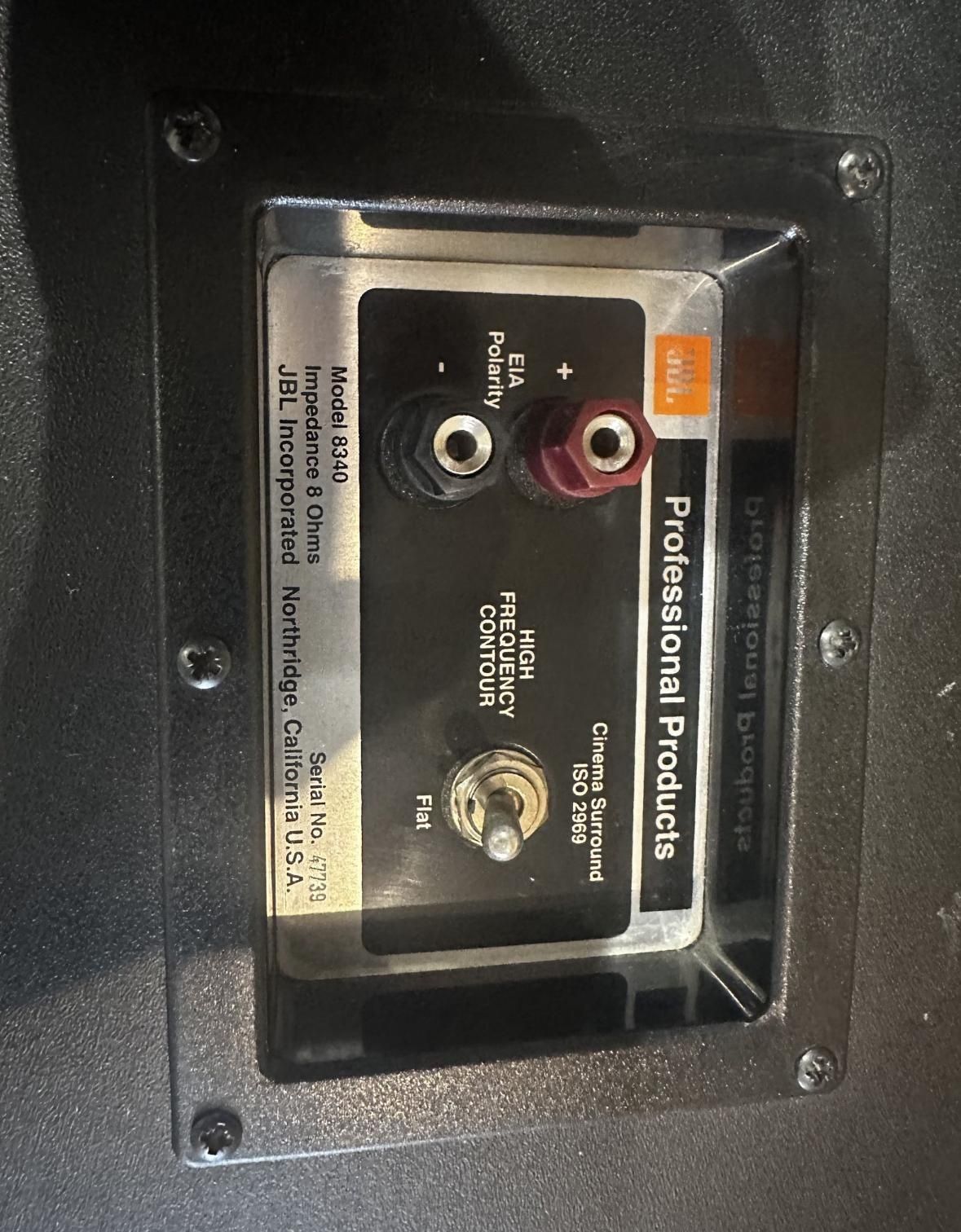 Kolumny JBL 8340 Professional 2 sztuki BDB