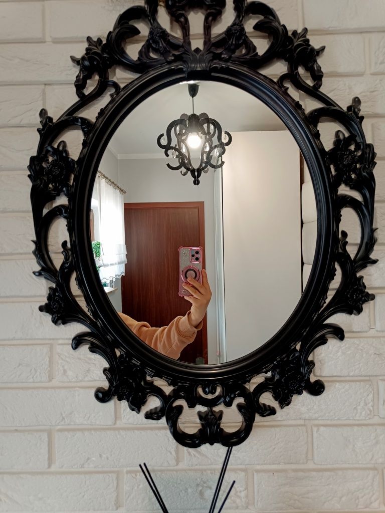 Lustro czarne stan idealny