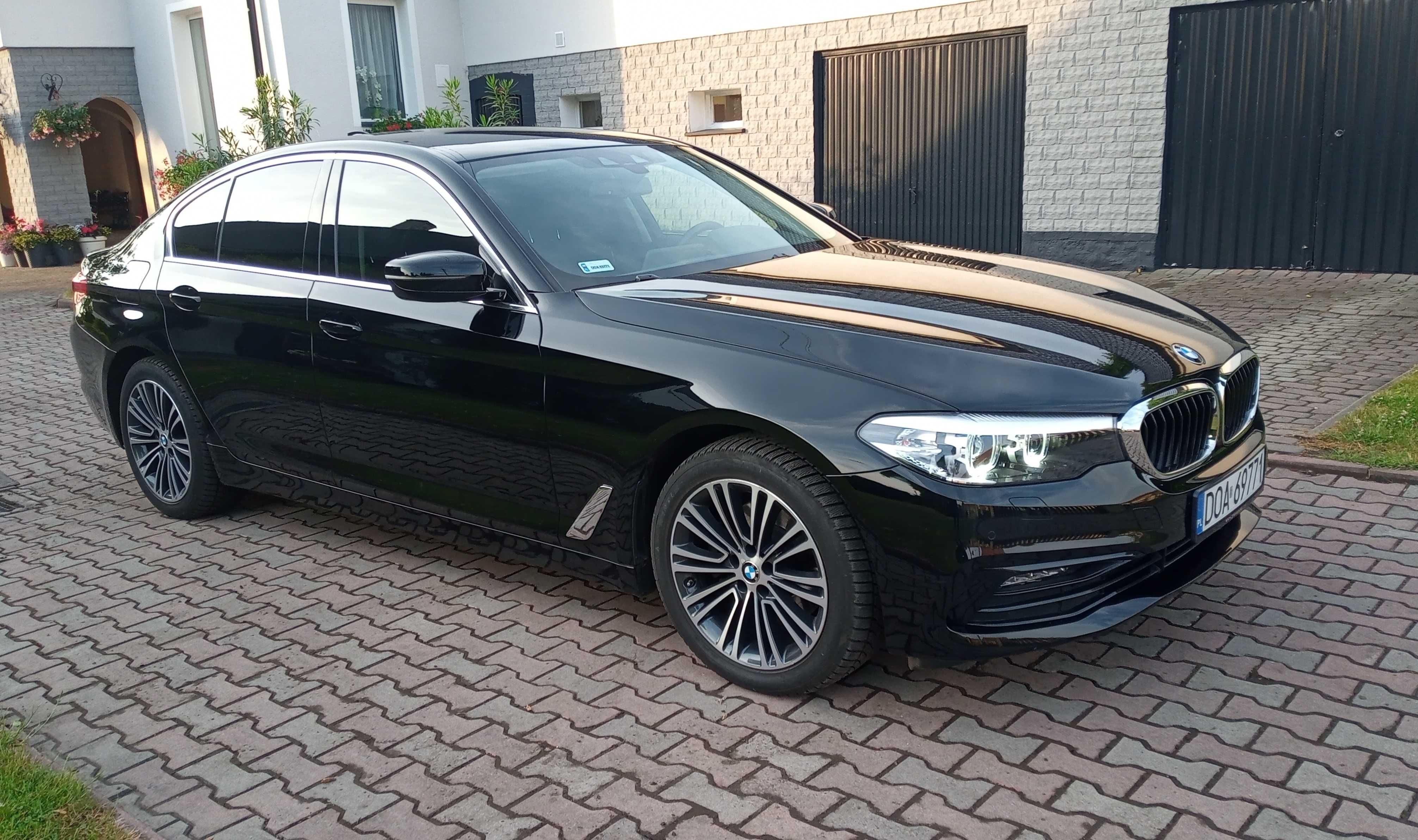 BMW 518 G30 2018r, Polski Salon, przebieg 107tys km, 2.0 diesel