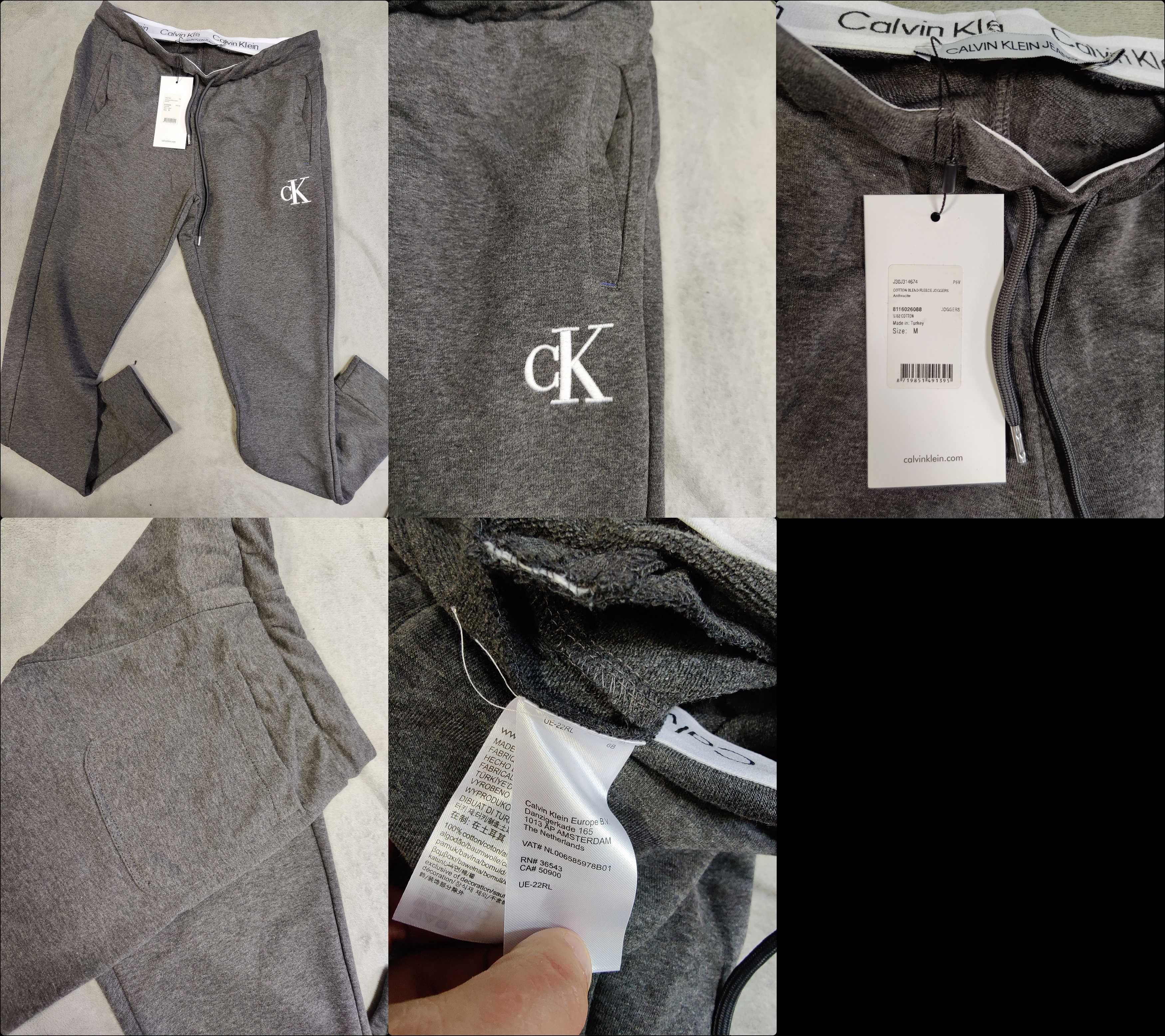 Spodnie Dresowe Calvin Klein Dresy Wyszywane Outlet Premium CK