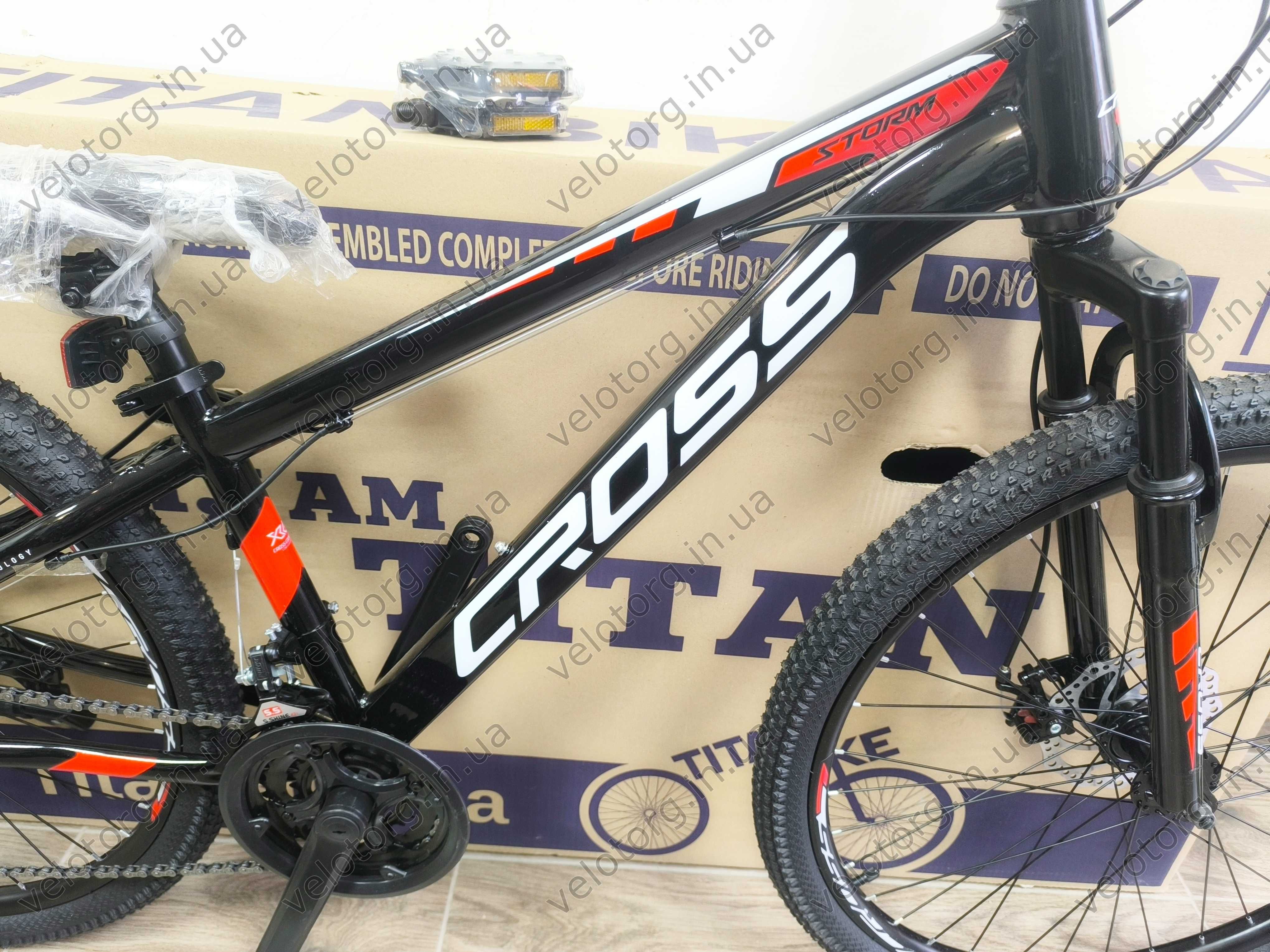 АКЦІЯ! Новий Підлітковий Велосипед CrossBike 26" Storm 2025 V2 Рама-13