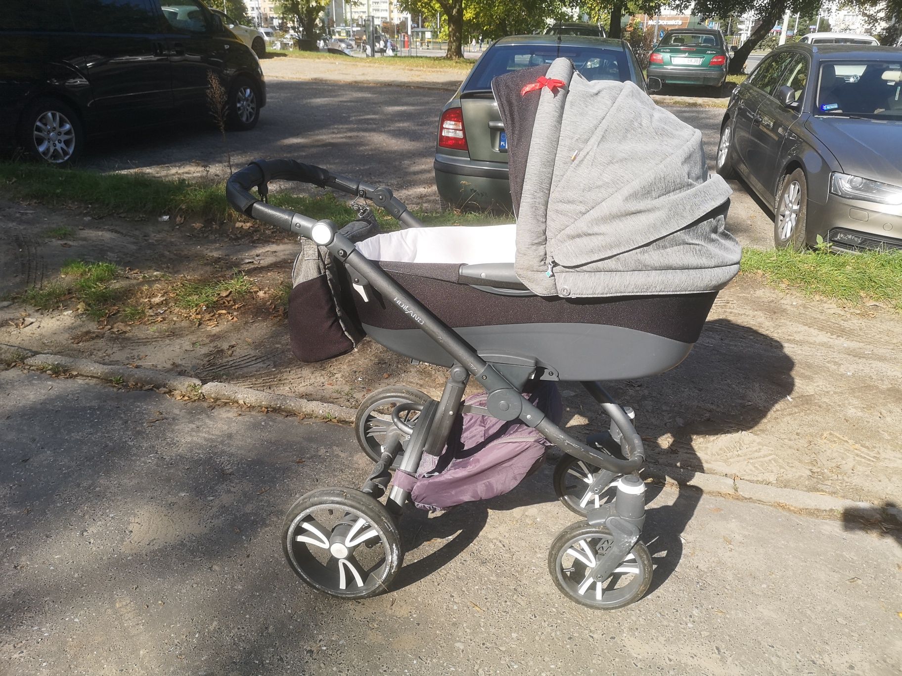 Wózek bebetto holland 2w1 + fotelik (czyli 3w1 :)) + baza maxi cosi