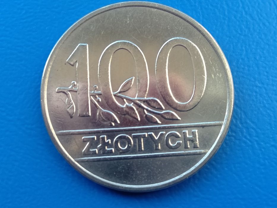Moneta "100 ZŁOTYCH" z 1990 roku