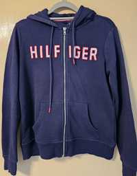 Granatowa sportowa bluza z napisem Tommy Hilfiger S