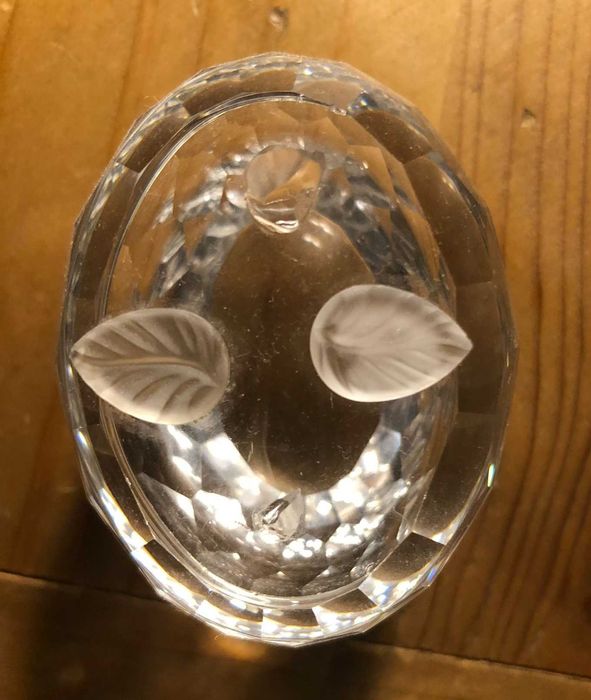 Caixa em cristal 6 cm x 25cm