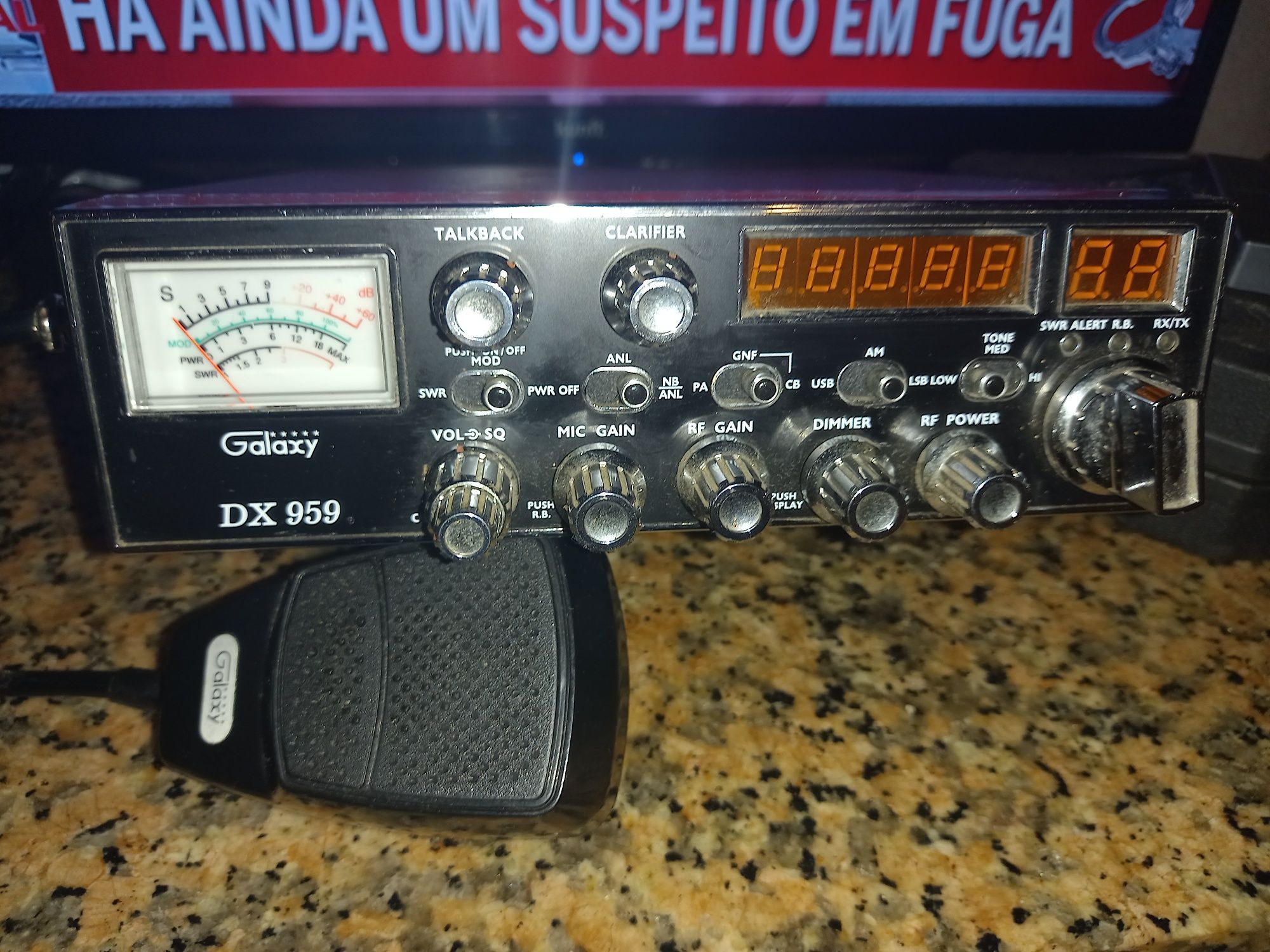 Radio cb comunicaçao galaxy