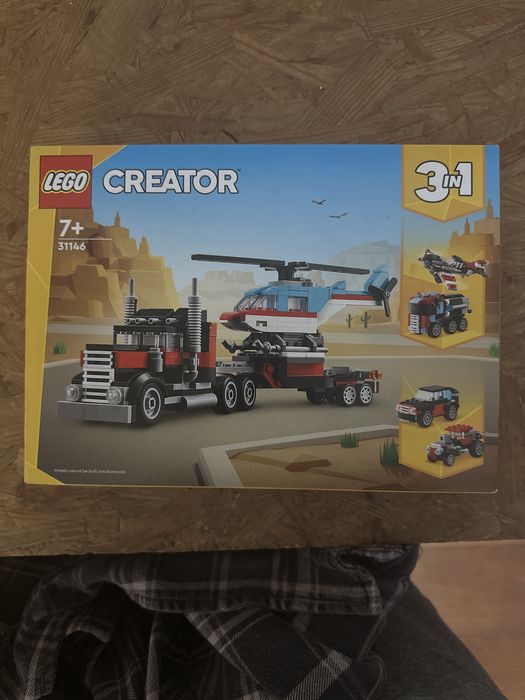 Lego creator 3 in 1 Camiao com helicoptero // 31146