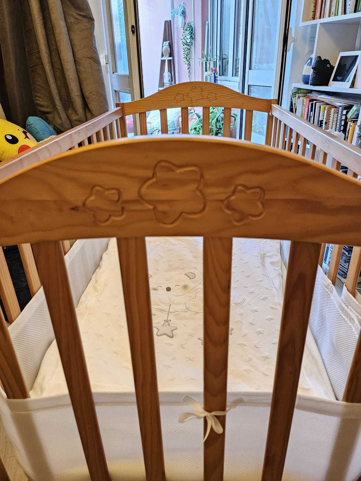 Berço e colchao - 120x60 - Crib and Mattress