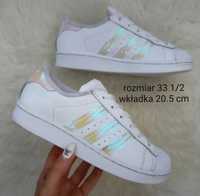 Buty Adidas Superstar rozmiar 33.5 dla dziewczynki