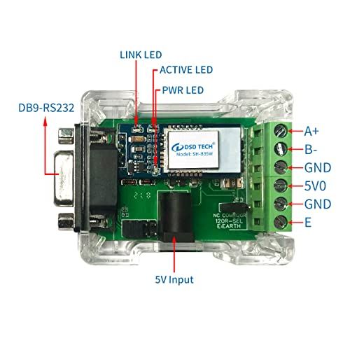 DSD TECH SH-B35W Adapter WiFi do RS485 RS232 DTU