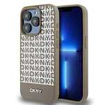 Etui DKNY Leather Printed Pattern Metal Logo MagSafe na iPhone 15 Pro