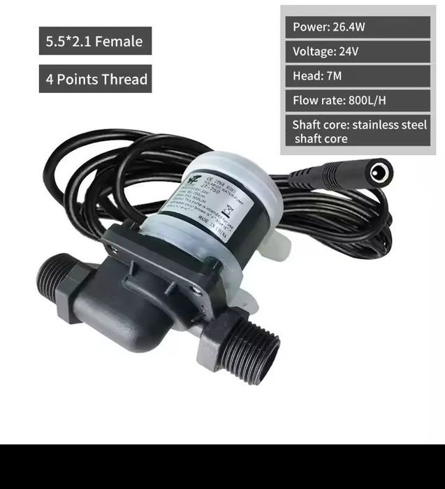 Насос циркуляційний JT-750 8-24v для опалення і води