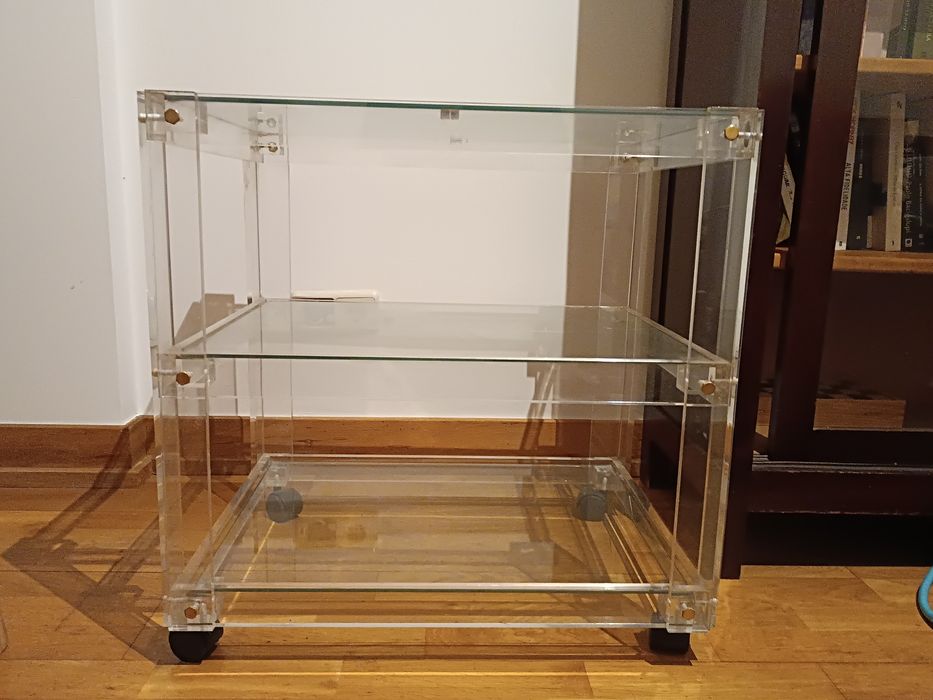 Móvel de acrílico/vidro para TV