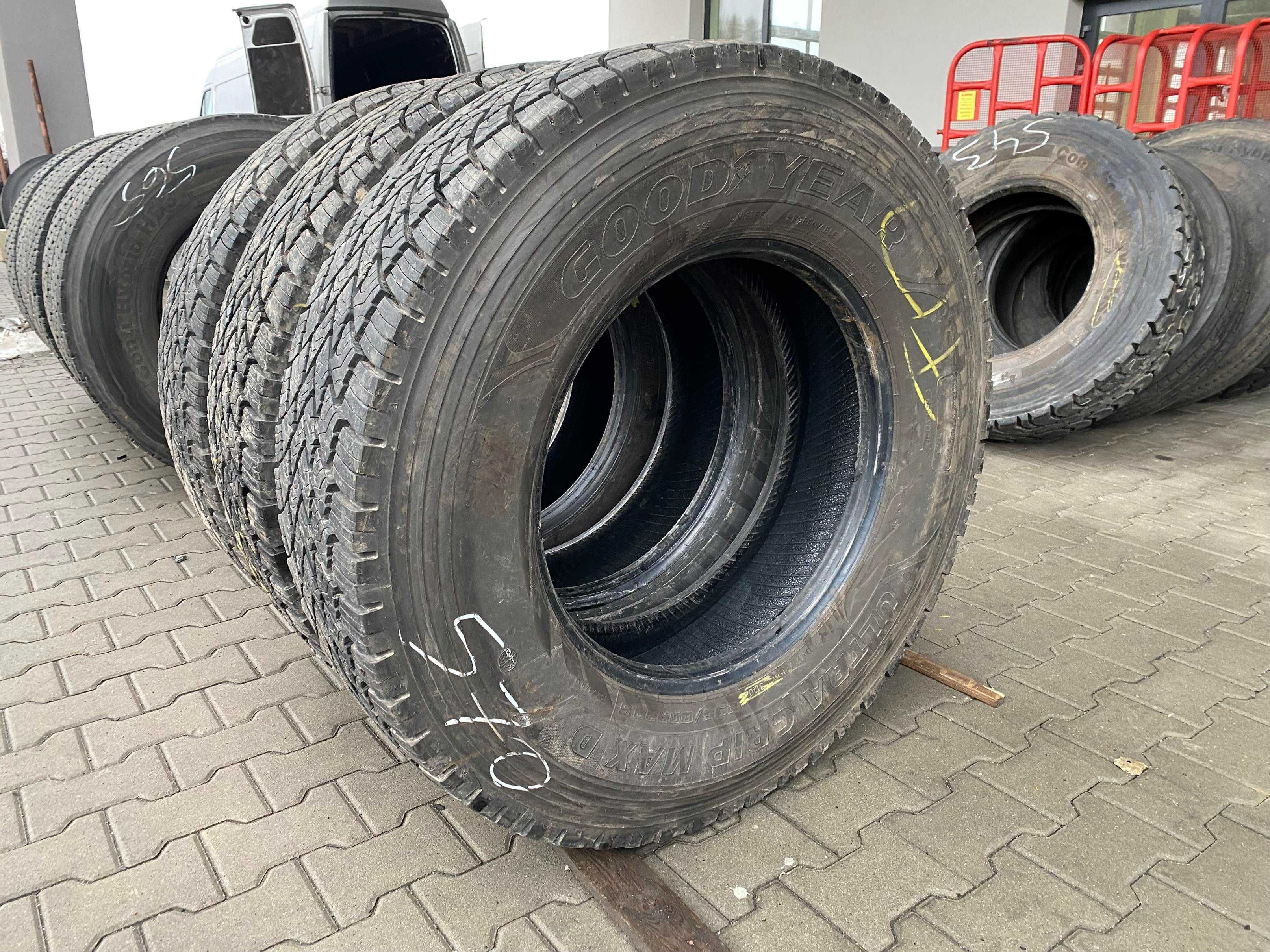 Opony 295/80R22.5 GOODYEAR ULTRA GRIP MAX D Napędowe 16-17mm