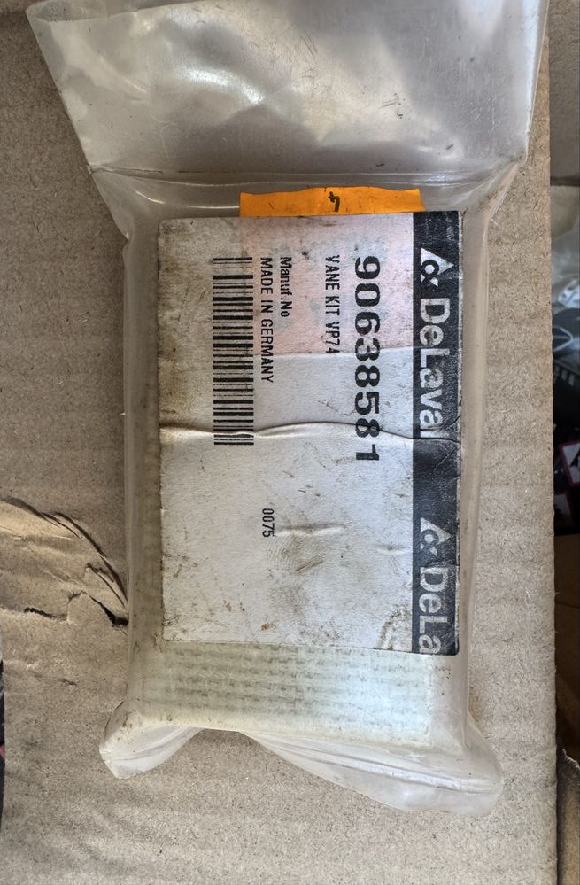 Oryginalne łopatki DeLaval VP74/ pompa VP 74