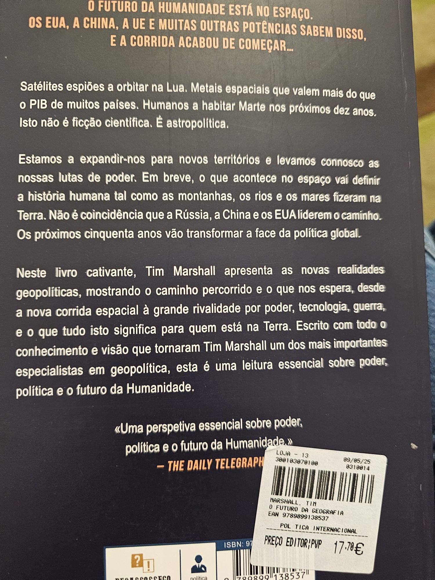 O futuro da Geografia. De Tm Marshall