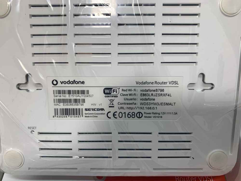 Роутер VDSL Vodafone VD 1018