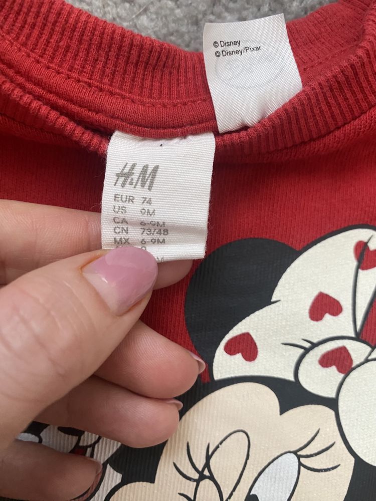 Bluza myszka Minnie 74 h&m