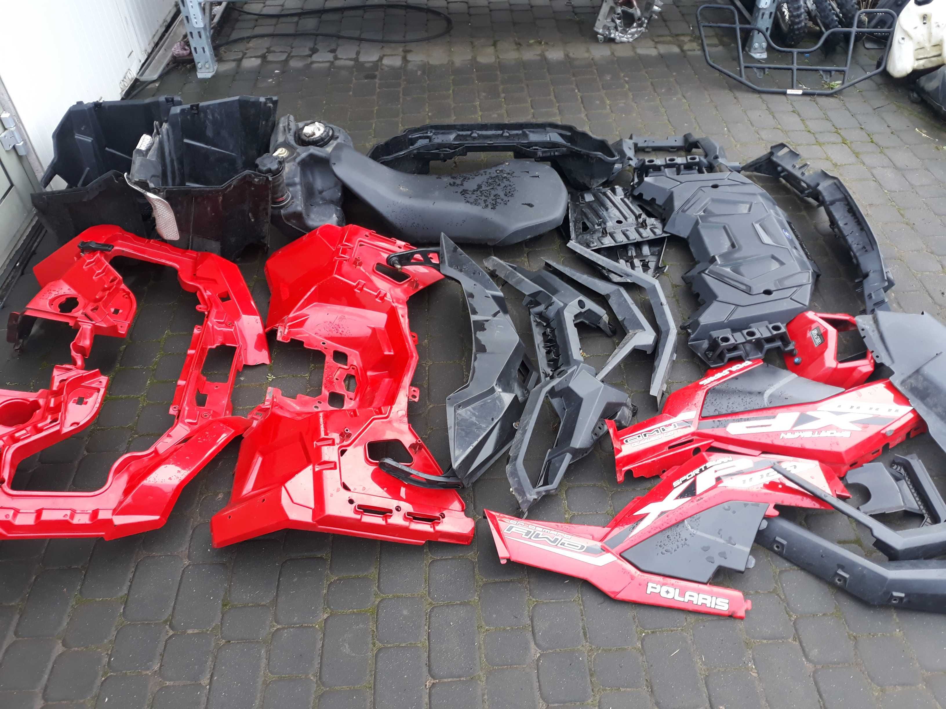 polaris 850 sportsman 1000 skrzynia wahacz dyfer polos plastiki rama