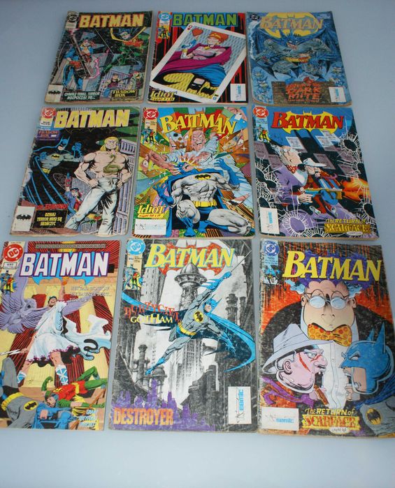 Komiksy TM-Semic DC Batman 4,5,6,7,8,9,10,11,12/93