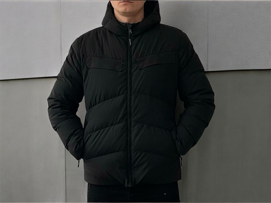 Зимняя куртка пуховик мужская Engelbert Strausse фирменная черная