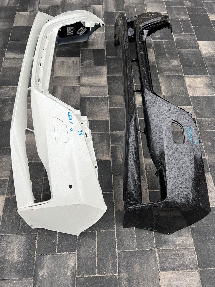 Nissan Leaf ze1 40 62+ Бампер передний передній, бу оригинал. РОЗБОРКА