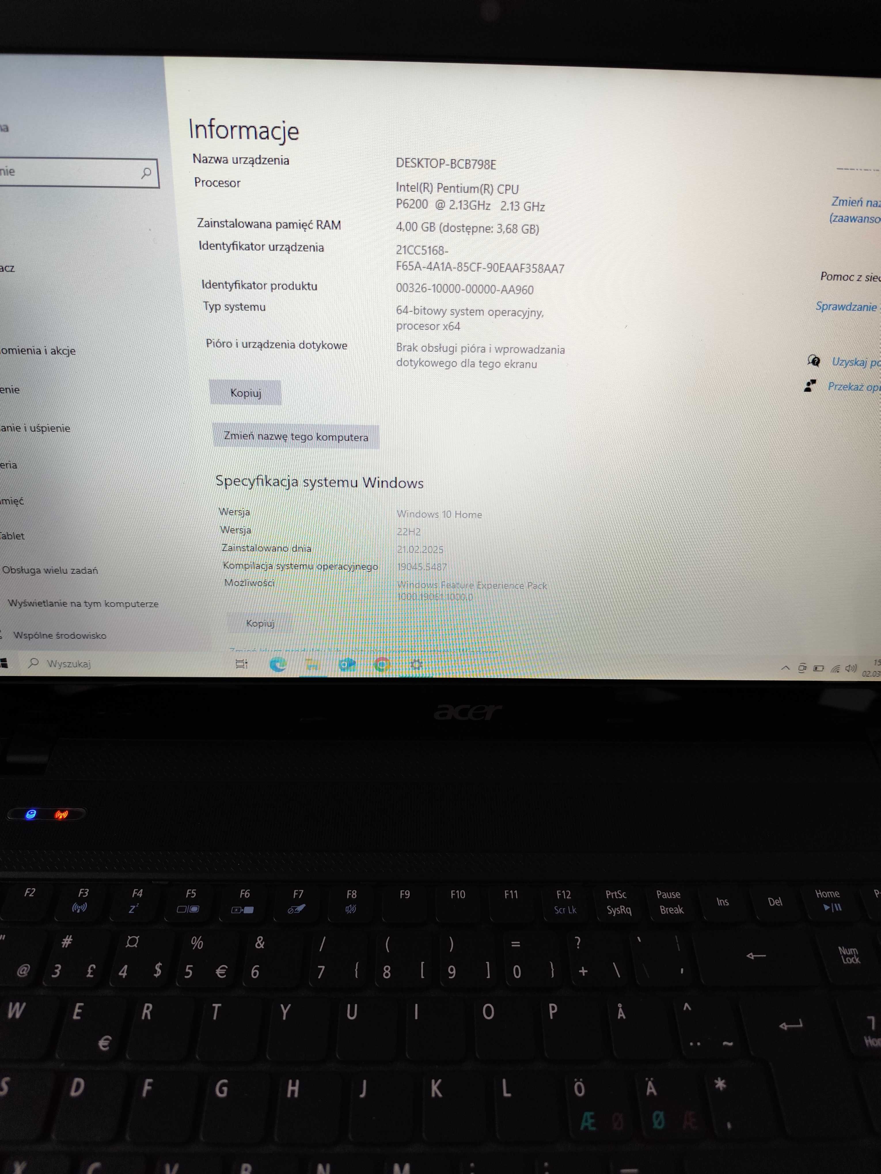 acer ASPIRE 5742Z