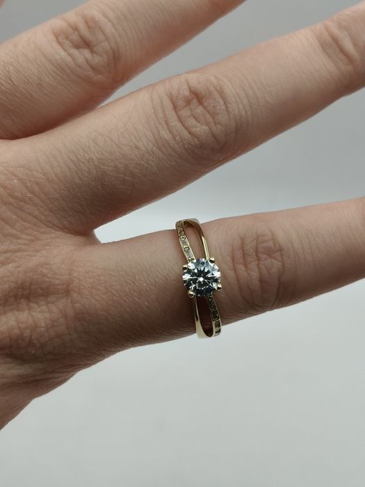 Złoty Pierścionek R.16 Pr.585 Nowy Zapraszamy