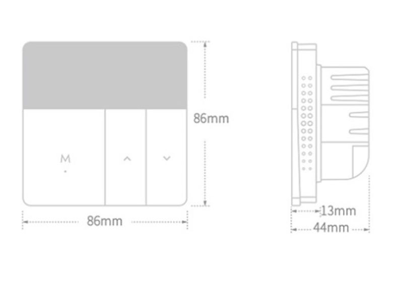 Терморегулятор Smart M5 Wi-Fi grey для теплої підлоги