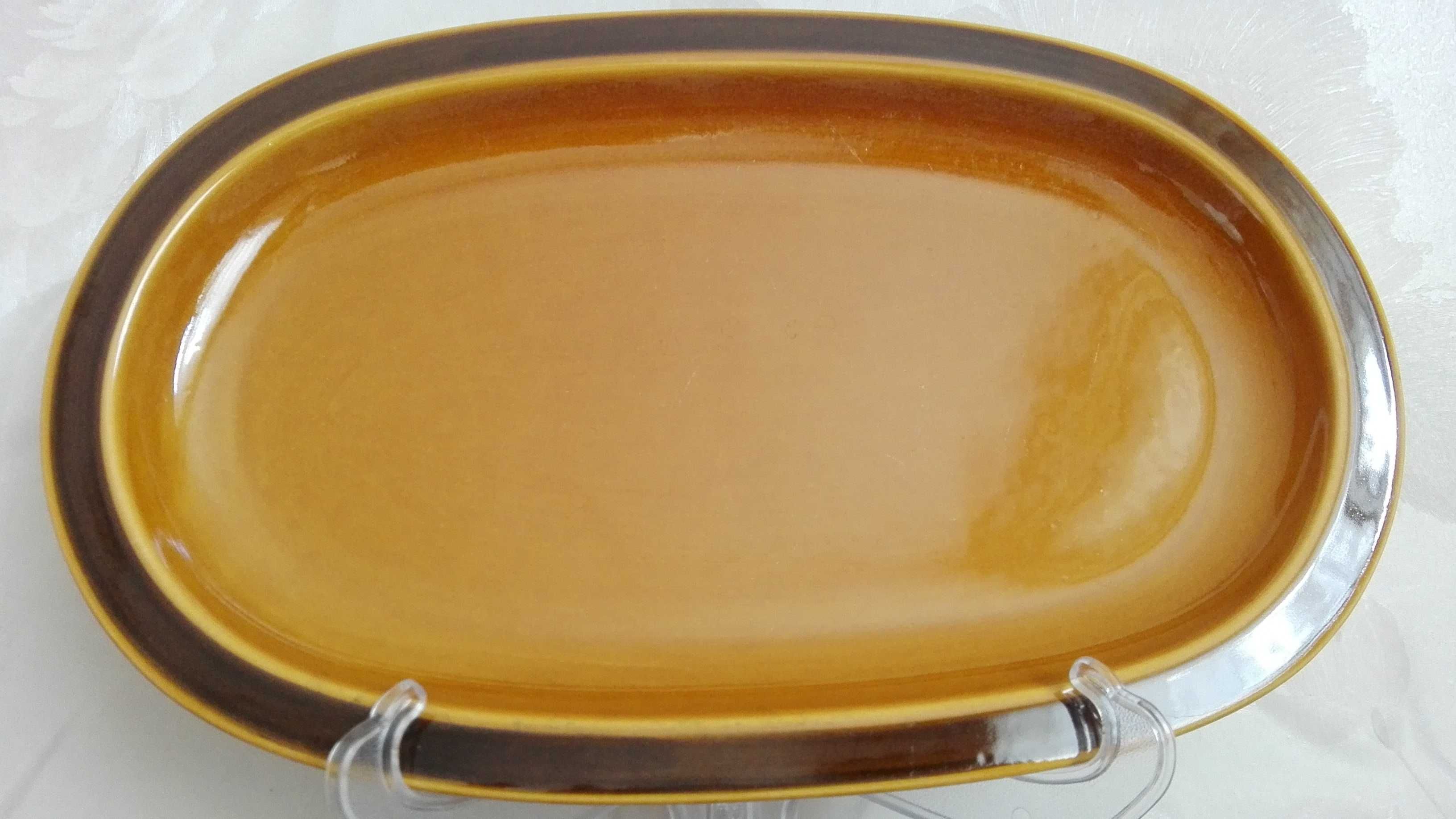 Półmisek duży, porcelit DDR, ręcznie malowany
