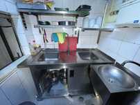 Bancada Inox com armario