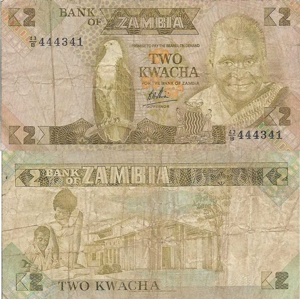 Zâmbia - - - - - Notas