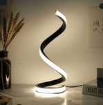 NOWA Lampa nocna biurkowa Nowoczesna Spiralna LED na Biurko Szafkę