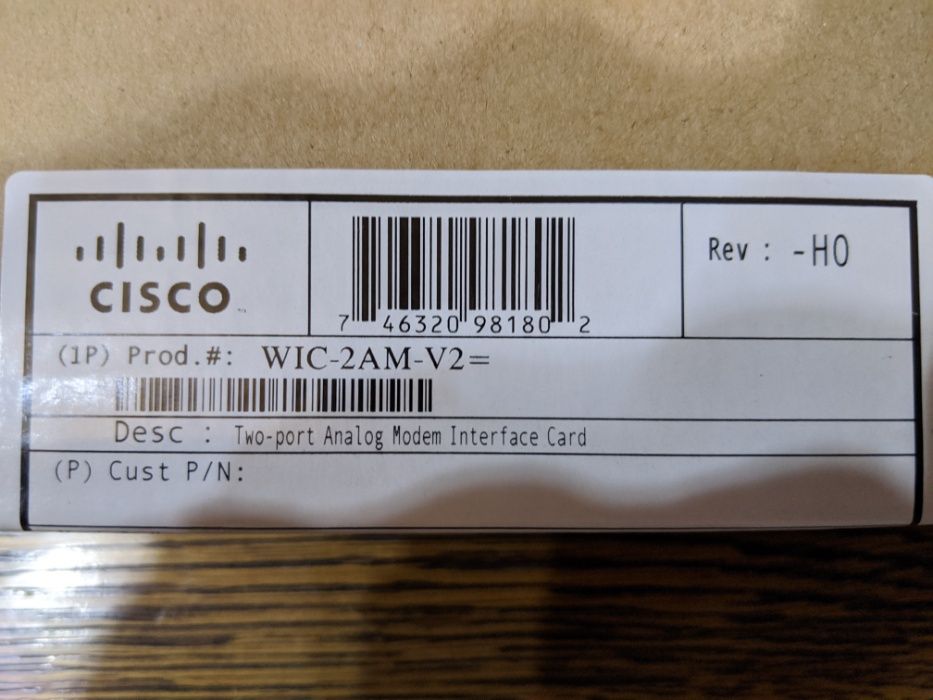 Модуль Cisco WIC-2AM-V2