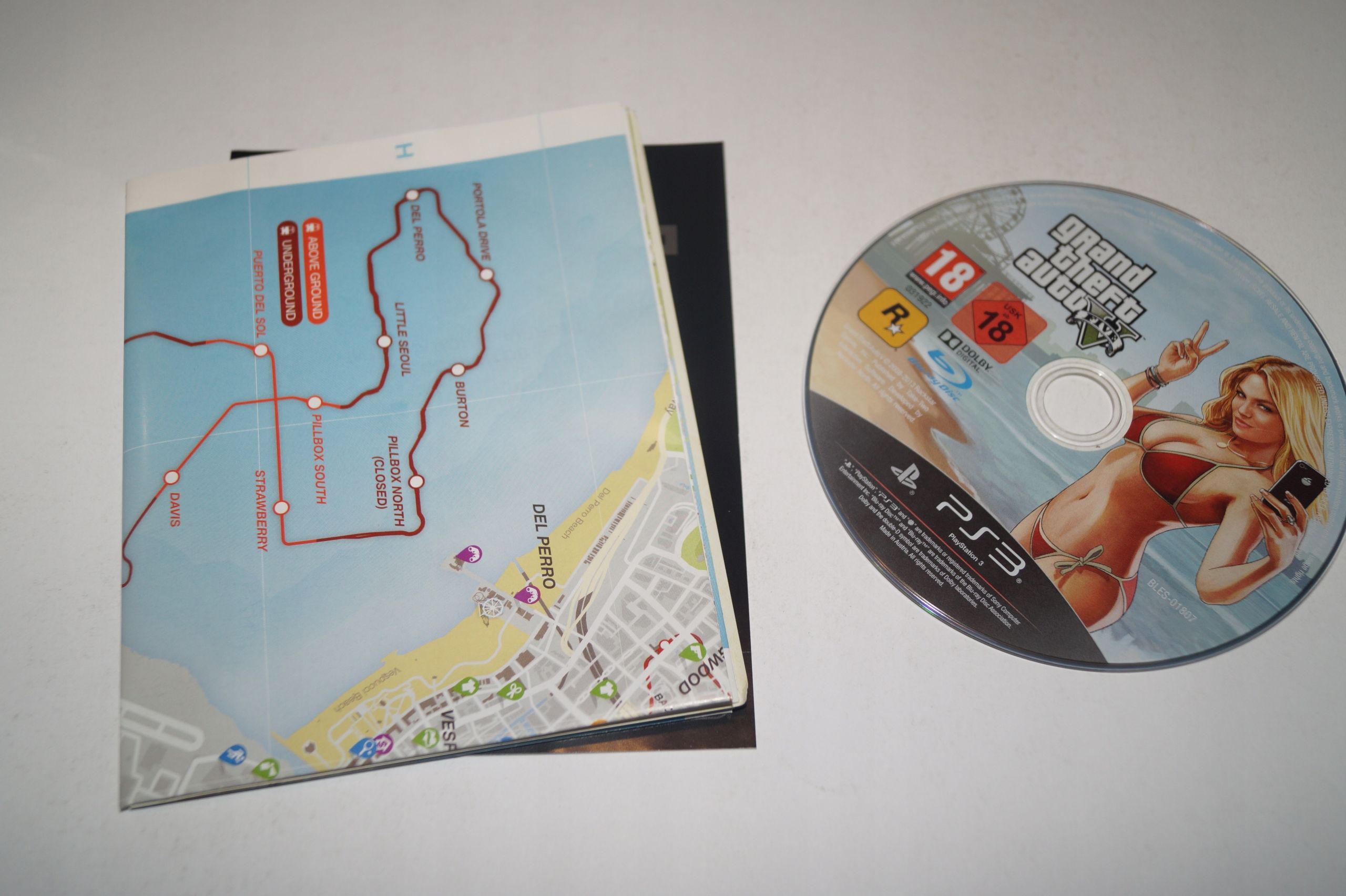 Gta V Plus Mapa Ps3 Polskie Napisy Ps3