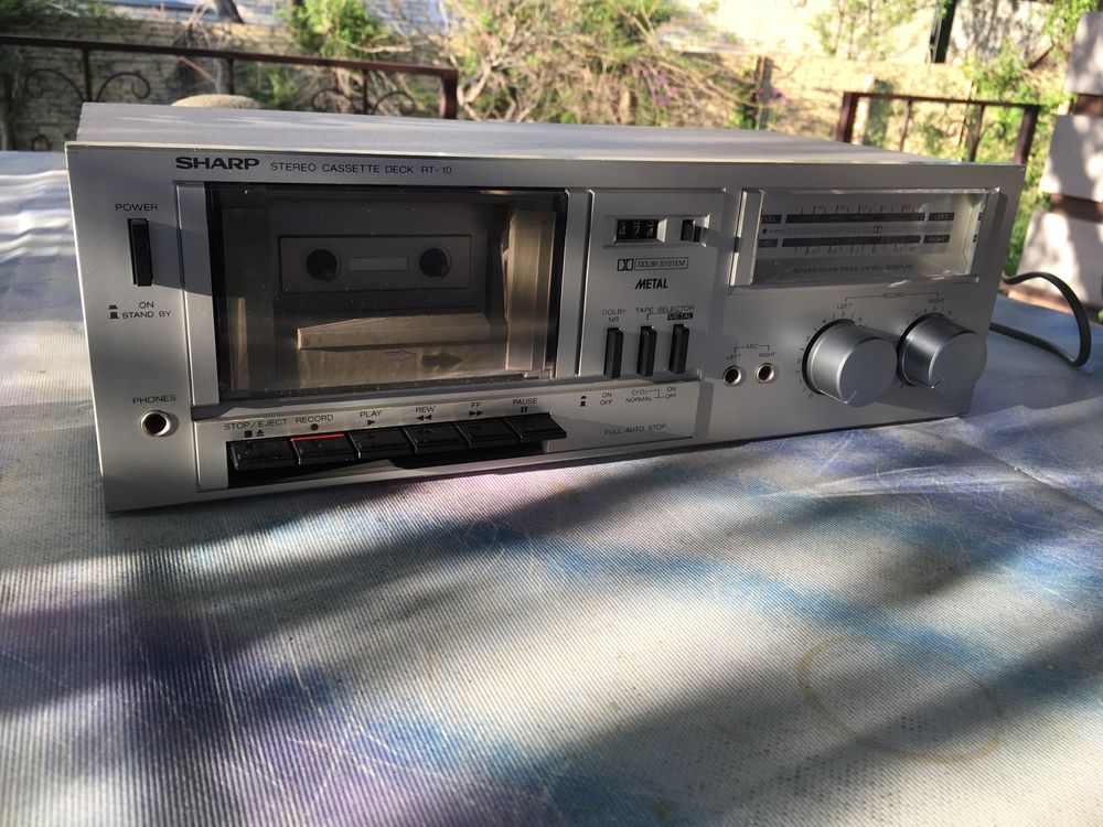 Винтажная кассетная дека Sharp RT-10 1980-1982