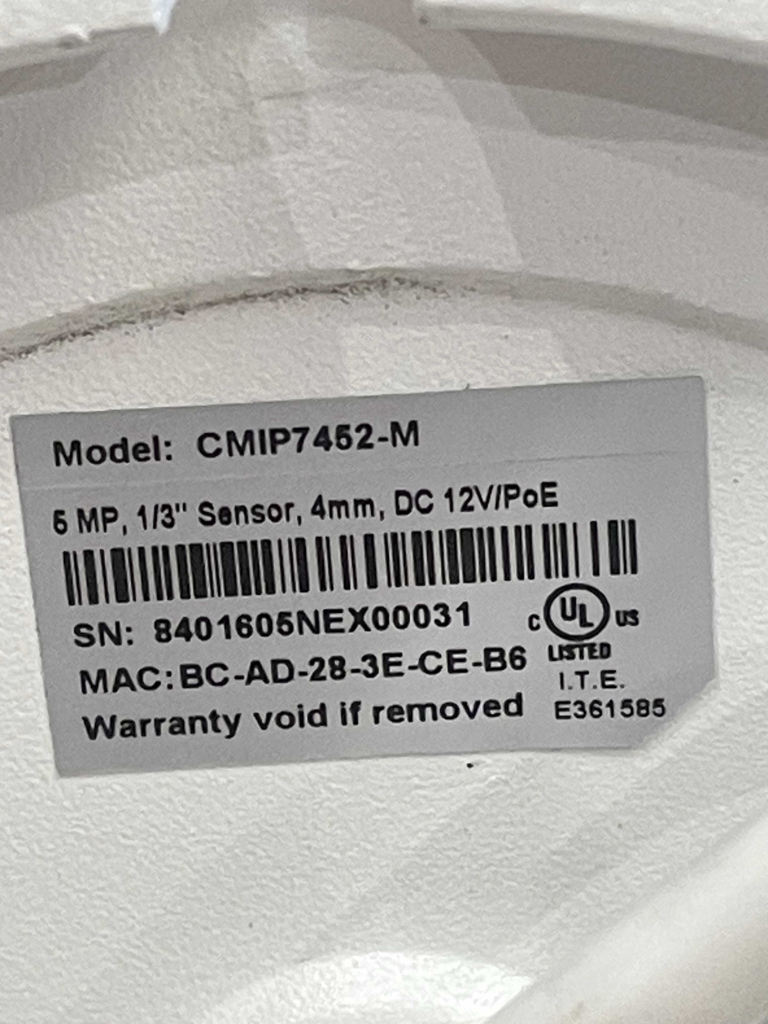 IP камера LTC 5MP ONVIF 2560x1920P USA Hikvision, Dahua