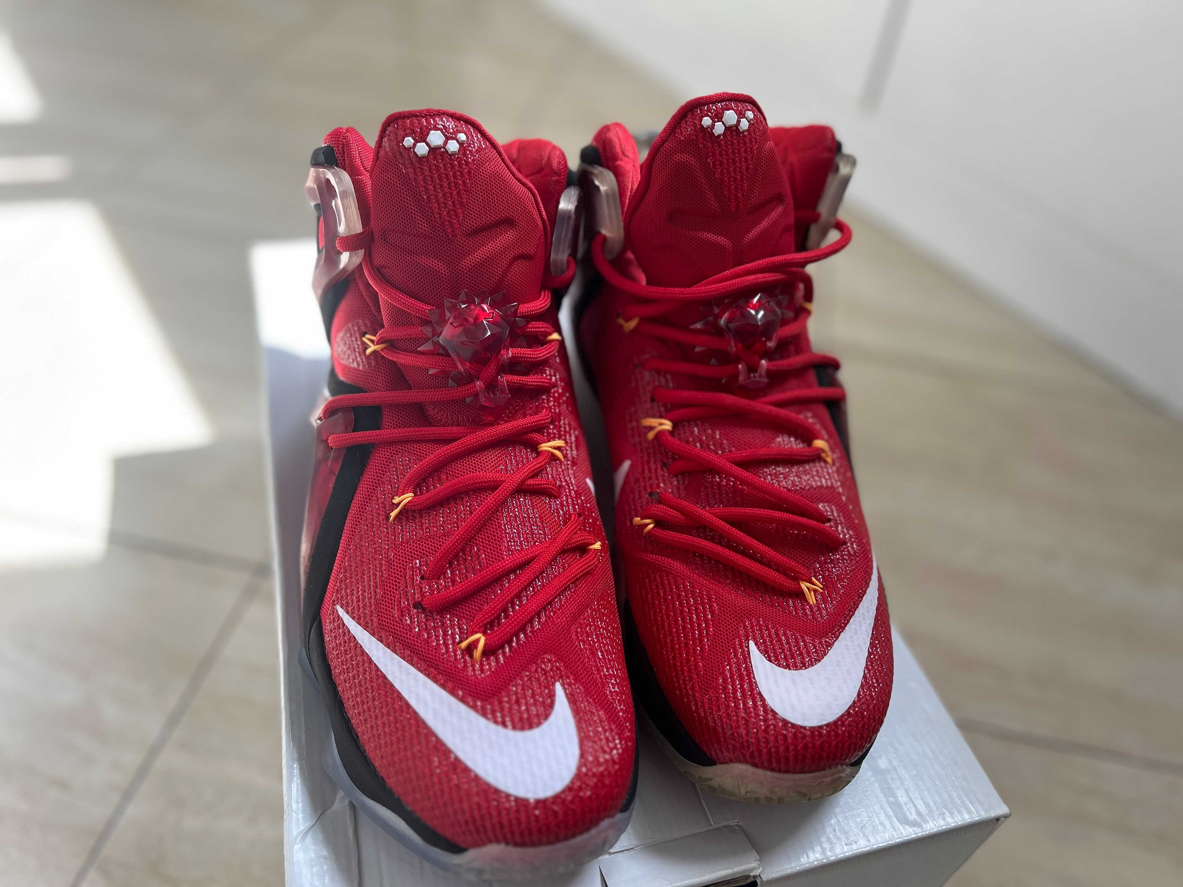 Nike Lebron XII Elite Team University Red | NOWE! Unikat