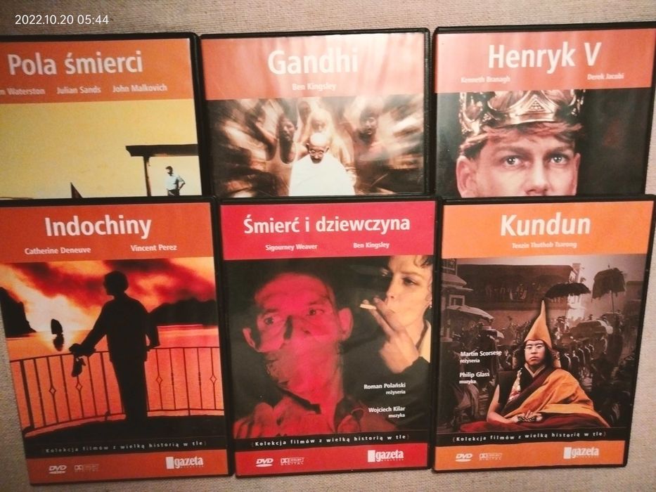 Pola śmierci / Indochiny + 4 szt kolekcja DVD