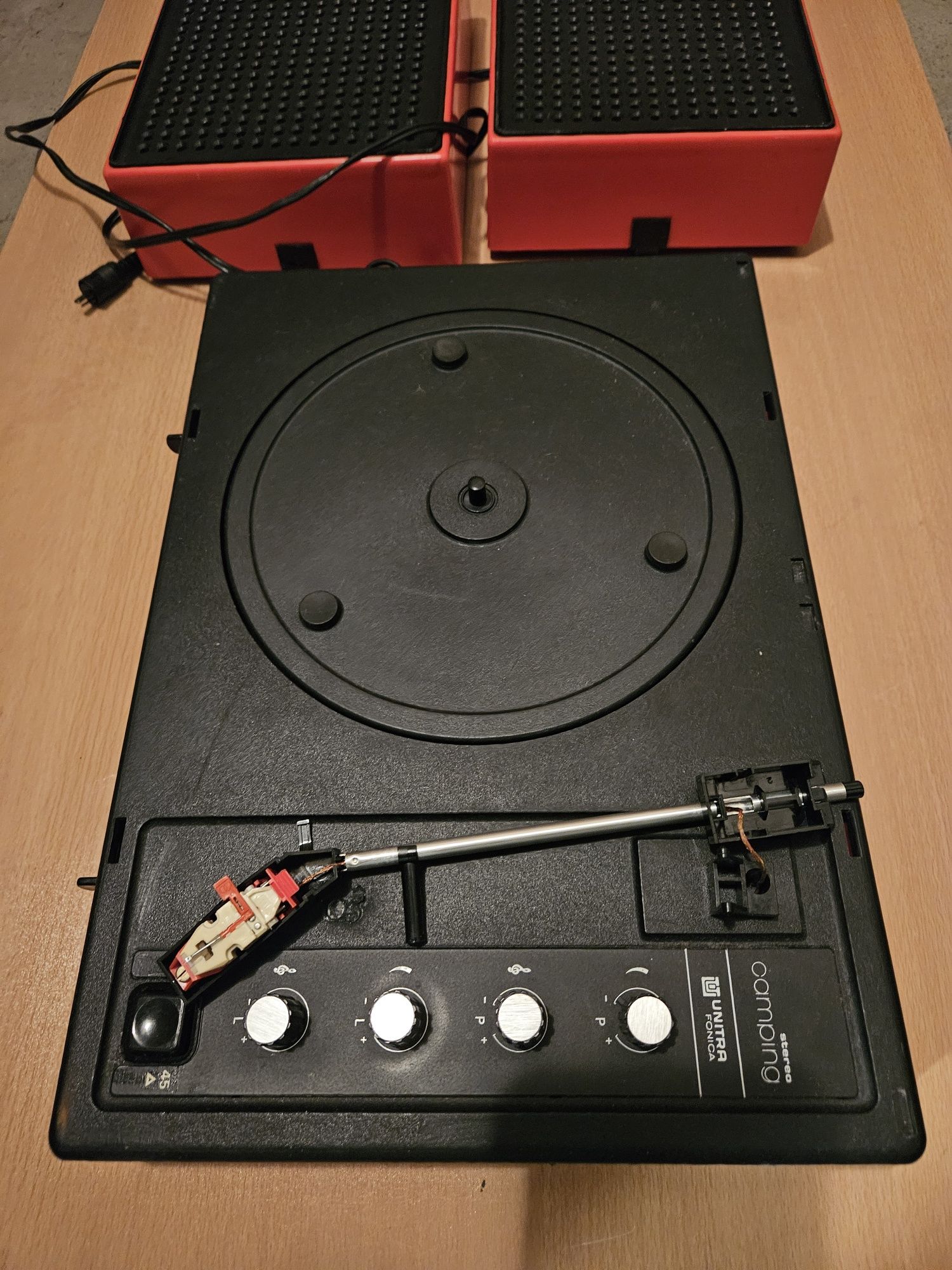 Unitra Fonika WG700F adapter gramofon  stereo Camping