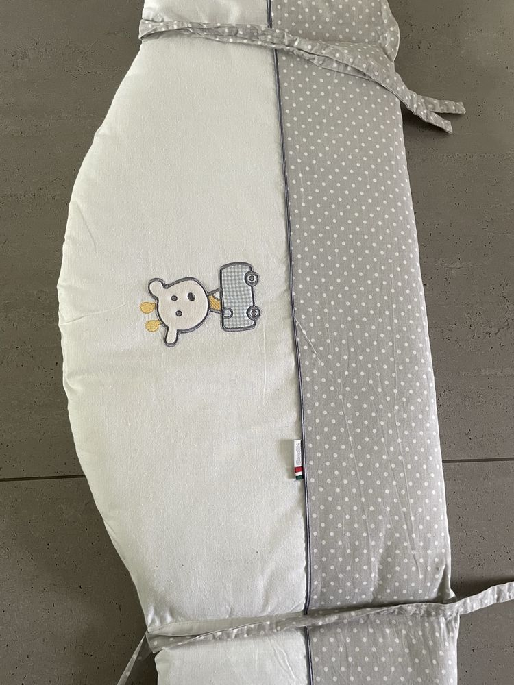 Łóżeczko Ikea 120x60 zlozone bez srub wraz z ochraniaczem