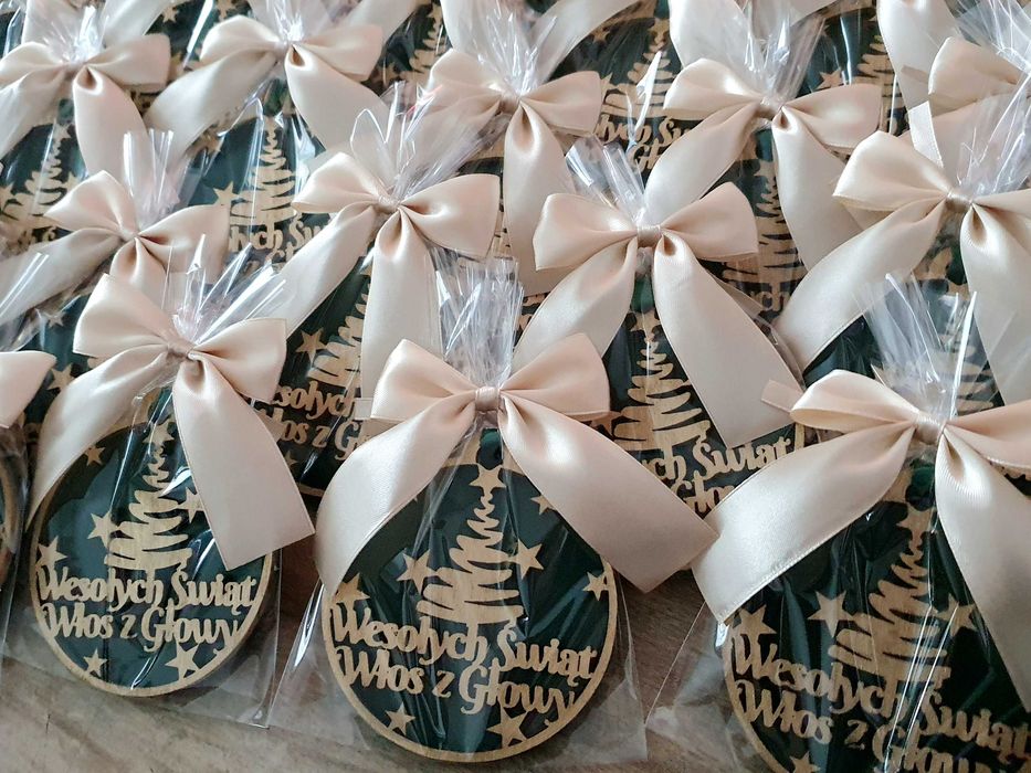 Zawieszki na choinkę jako podziękowania,upominek dla gości,pracowników