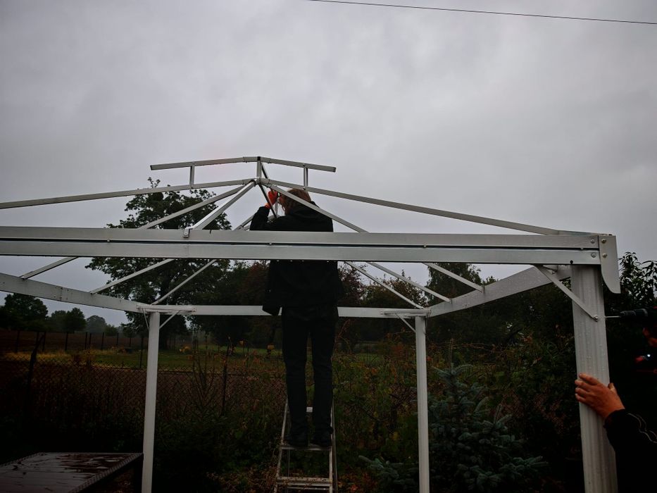 Wiata ogrodowa-konstrukcja 4x3