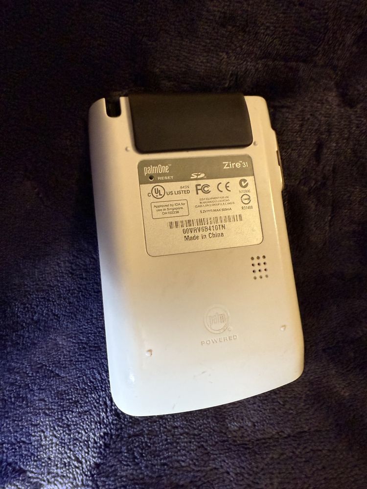 PalmOne Zire 31 – retro komputer kieszonkowy / PDA