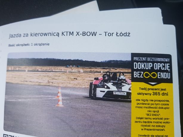 Jazda za kierownicą KTM X-BOW TOR w Łodzi
