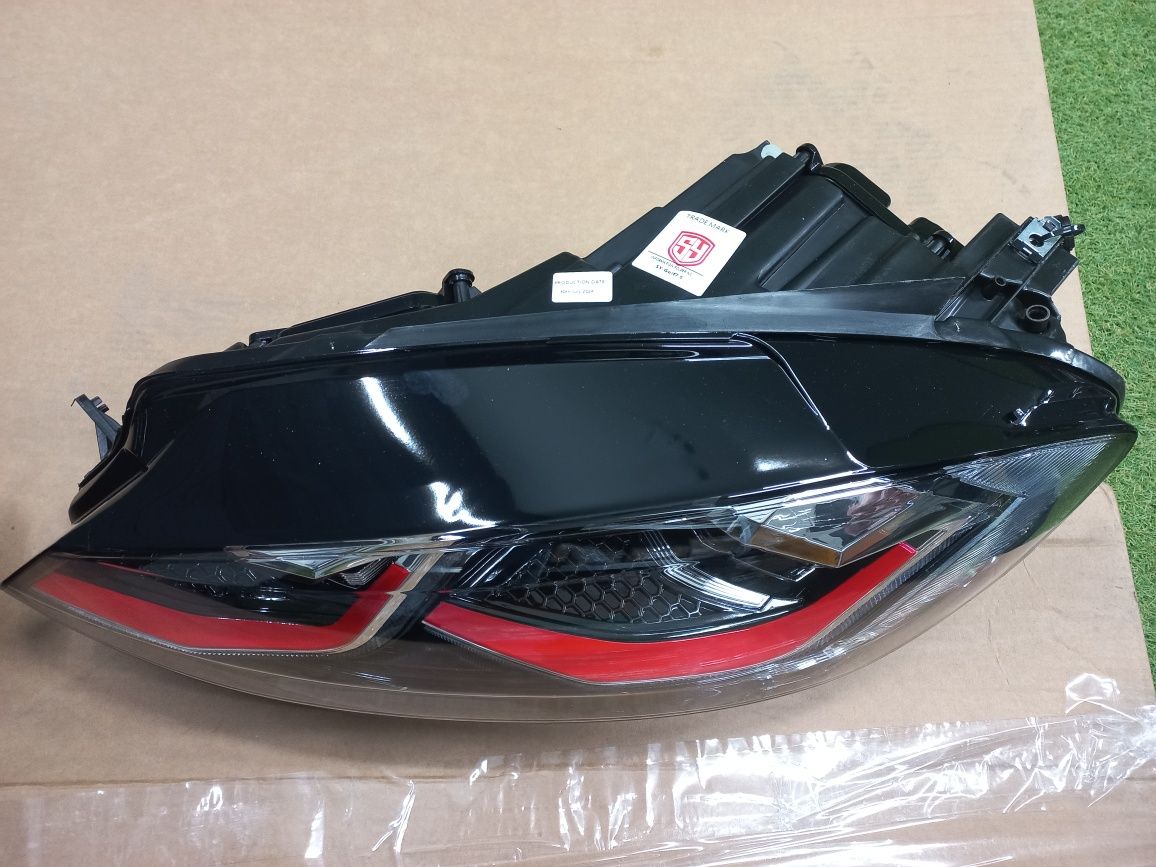 Комплект передніх фар Full LED для Volkswagen Golf 7 Golf 7.5 RED