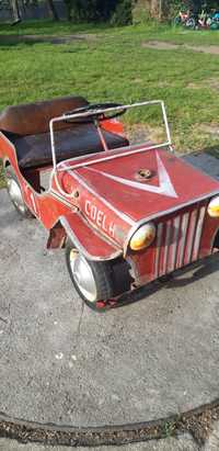 Autko na pedały jeep (vintage)