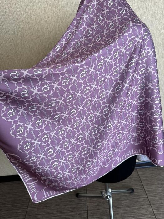 Шовкова хустка christian dior, шовк, шов роуль