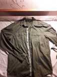 Koszula H&M khaki zielona L 40 oliwkowa